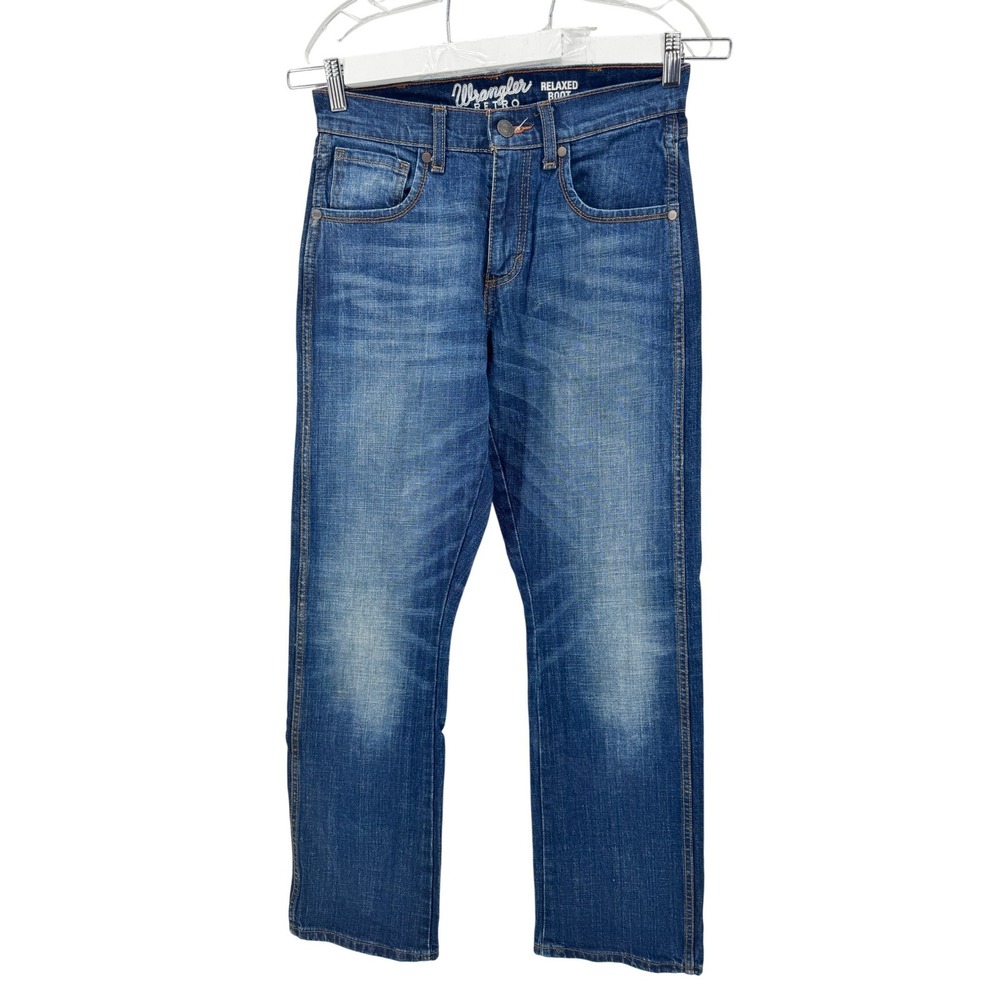 Wrangler Retro Relaxed Boot Cut‎ Jeans 30x33 Mens Blue Denim Cowboy Outdoor